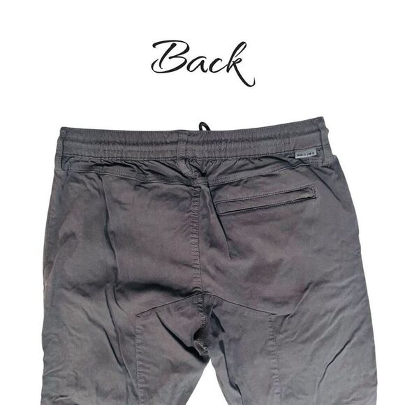 Projek Raw Men's Gray Jogger Pants Slim Fit Elastic Waistband Size Large - Picture 4 of 8